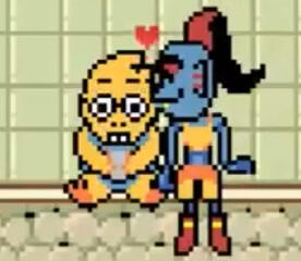 Alpyne (Alphys x Undyne)